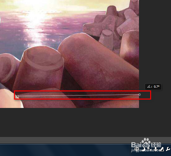 ps如何把图片拉直使图片水平度更高