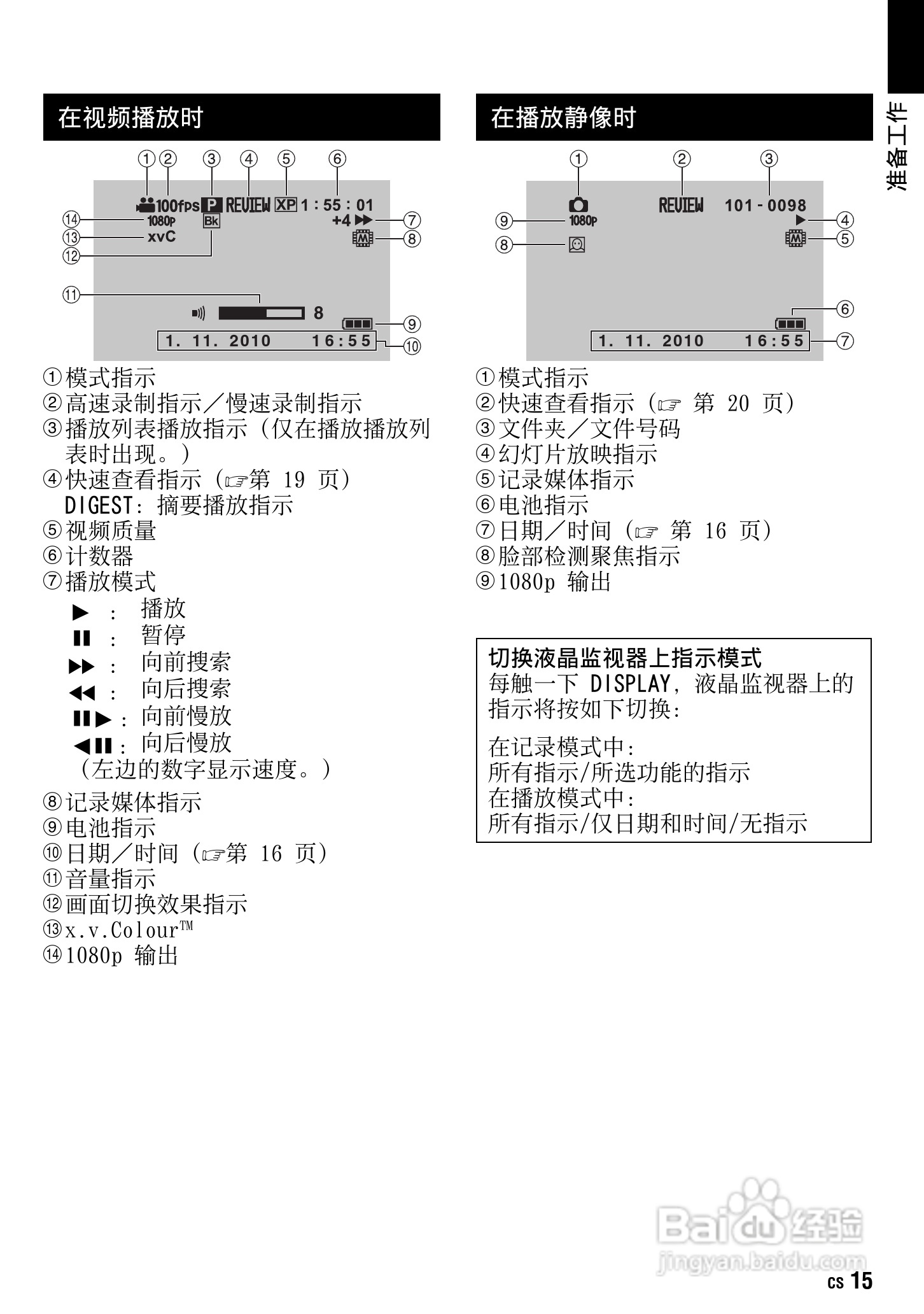 JVC GZ-HM1AC数码摄像机说明书:[2]