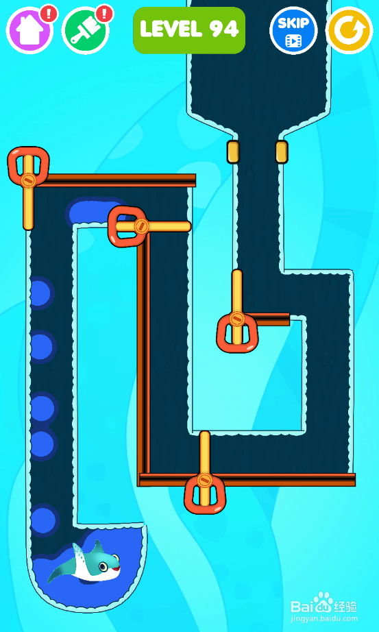 Save The Fish的LEVEL 94如何过关？