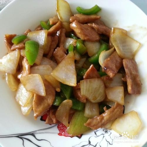 青椒洋葱炒肉丝家庭版做法