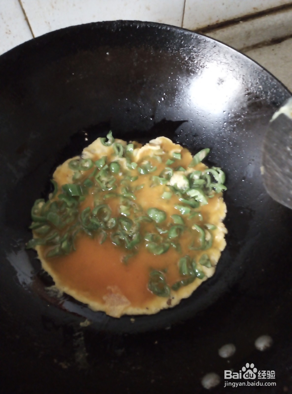 美味家常菜青辣椒炒鸡蛋