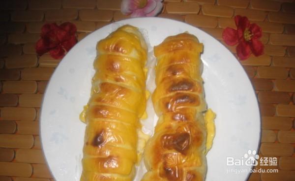 跟着学美味的芝士火腿肠面包