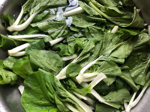 猪油渣炒小白菜