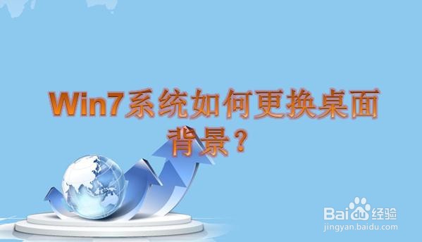 Win7系统如何更换桌面背景