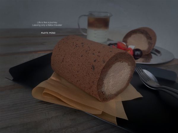 摩卡巧克力蛋糕卷