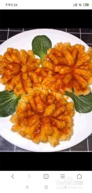 怎么做菊花豆腐?