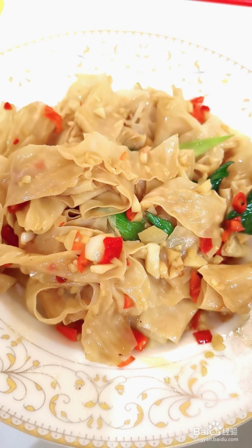 好吃下饭的炒豆皮怎么做