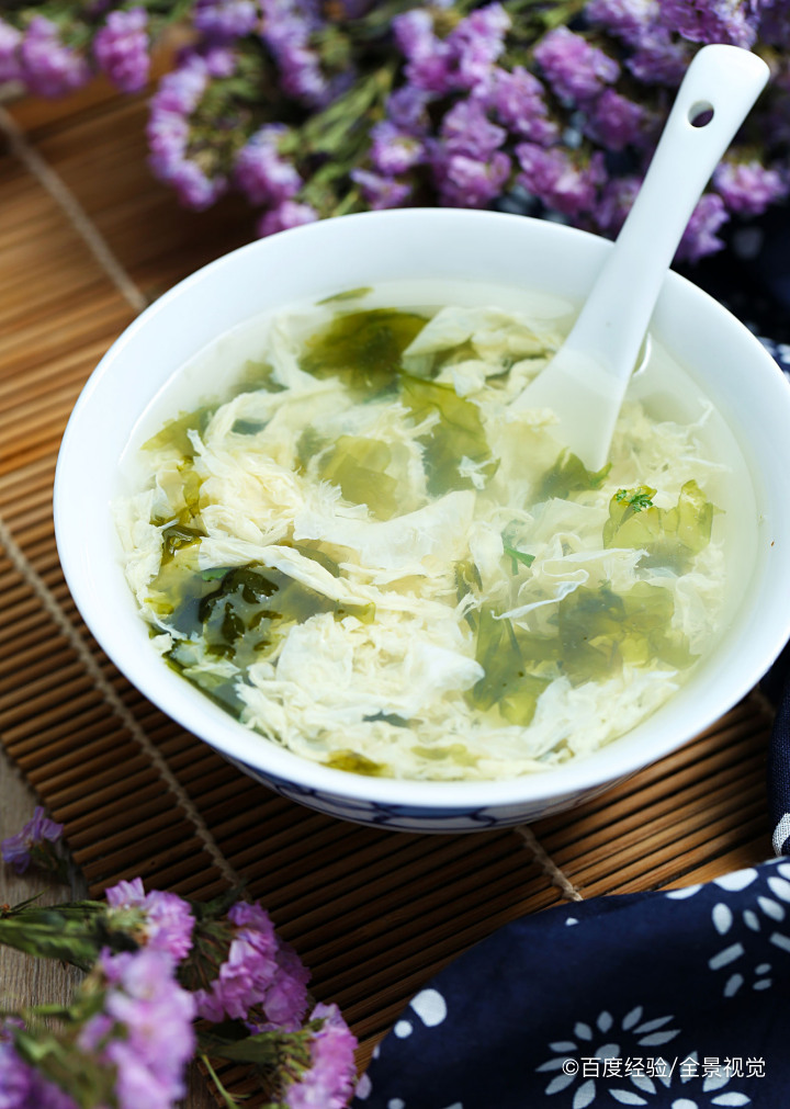 紫菜鸡蛋汤的功效