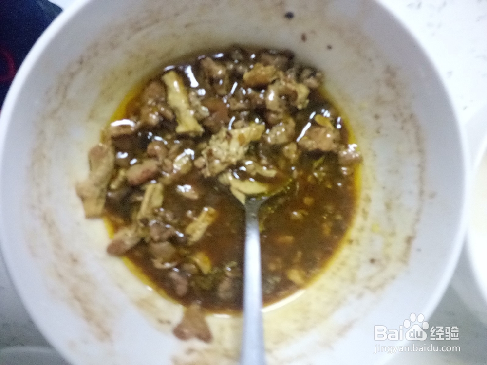 香菇肉酱煎蛋