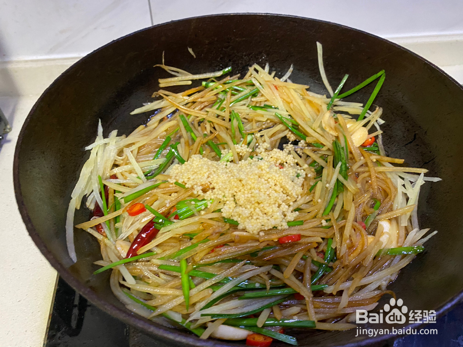 小米油渣土豆丝复刻隐厨的做法