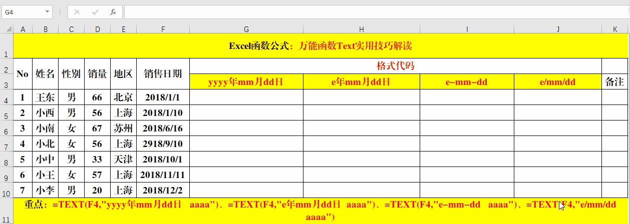 万能函数Text超级实用技巧解读!