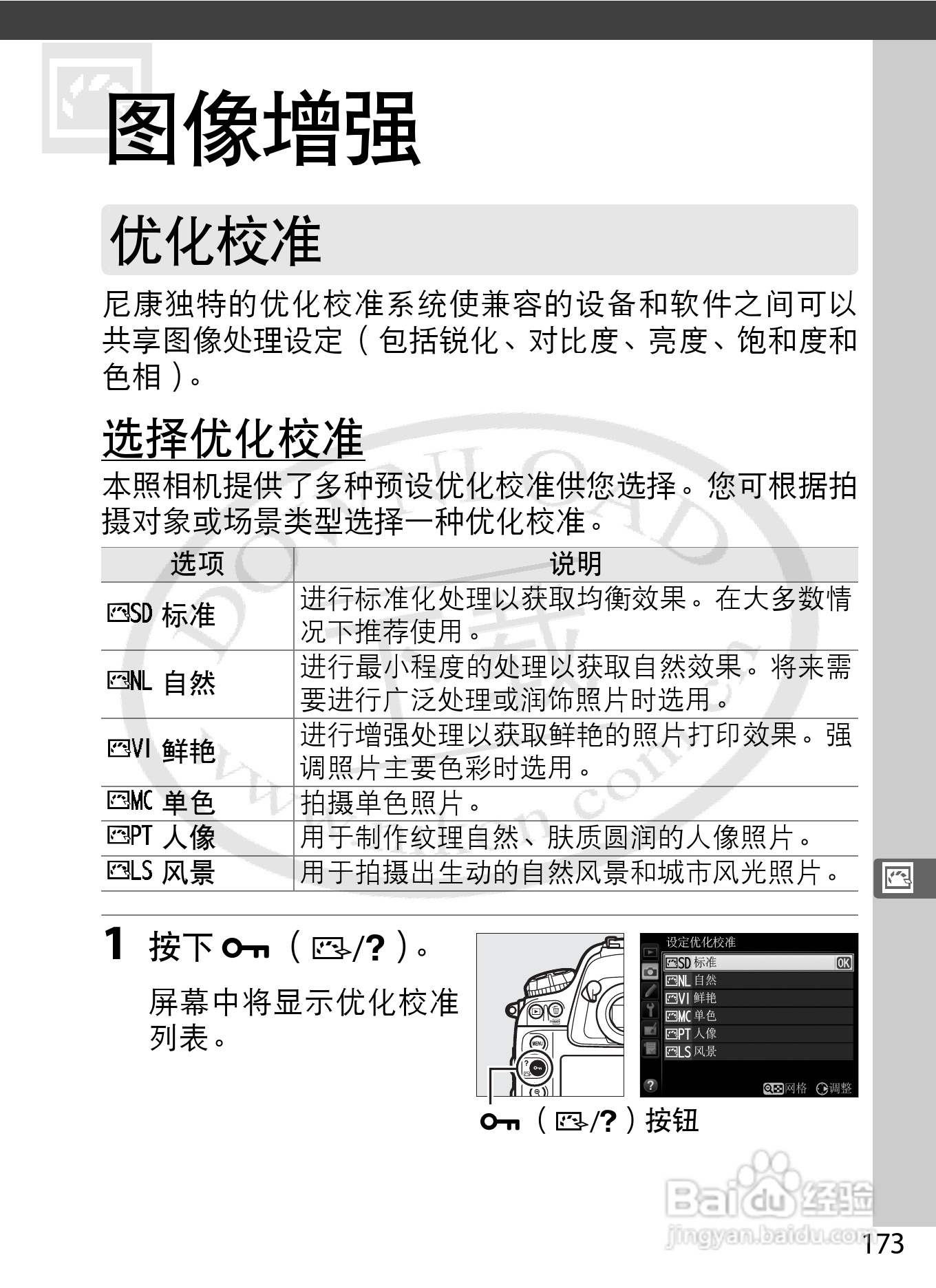 尼康D4数码相机使用说明书:[21]