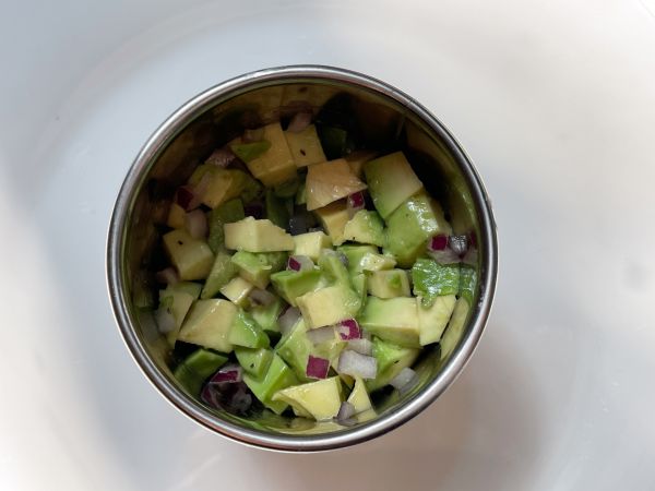 三文鱼牛油果塔塔