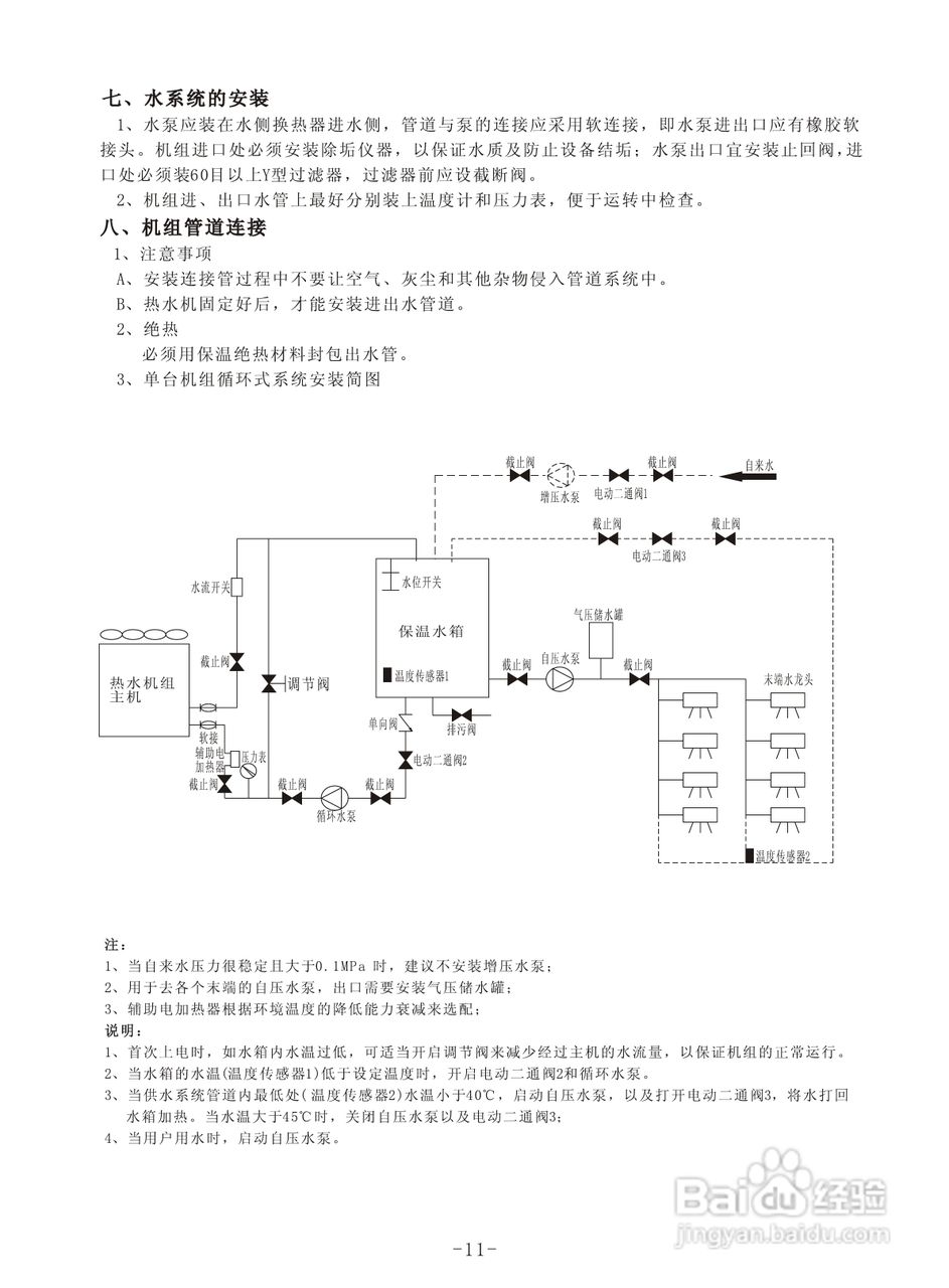 志高KRS-X16.5F6/P空气源热泵热水机安装使用说明书:[2]