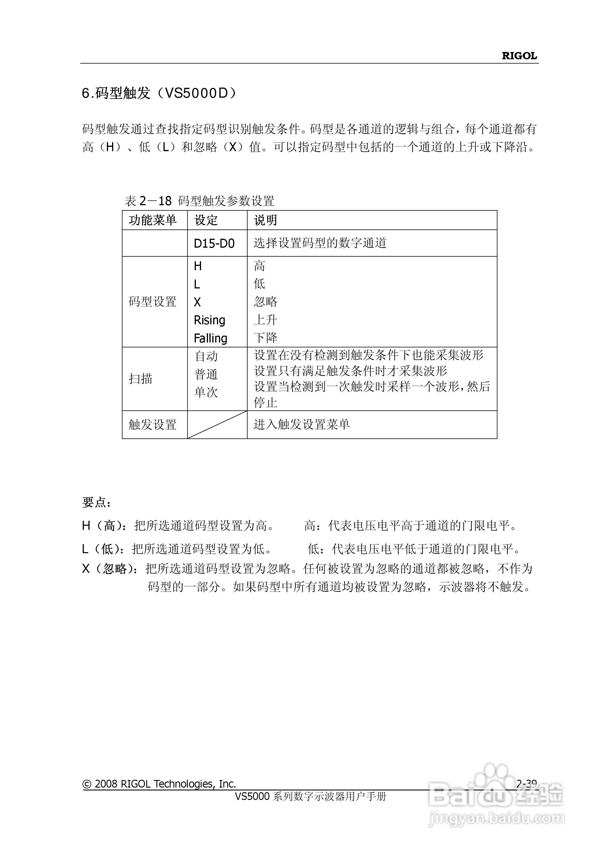 普源VS5000系列虚拟示波器说明书:[8]