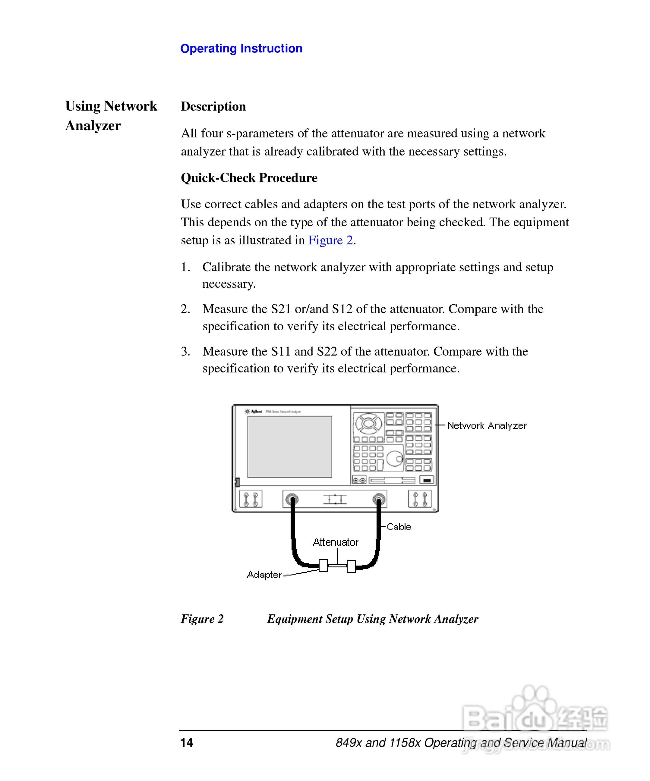 8490D同轴固定衰减器使用手册:[3]