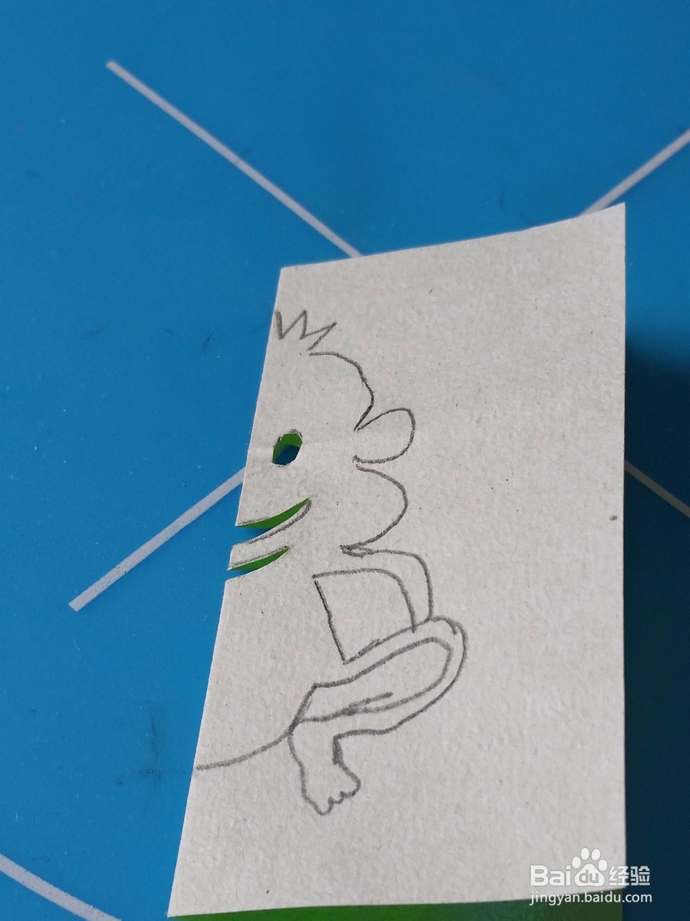 儿童手工猴子剪纸