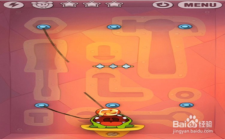 手机游戏割绳子level9-17三星攻略