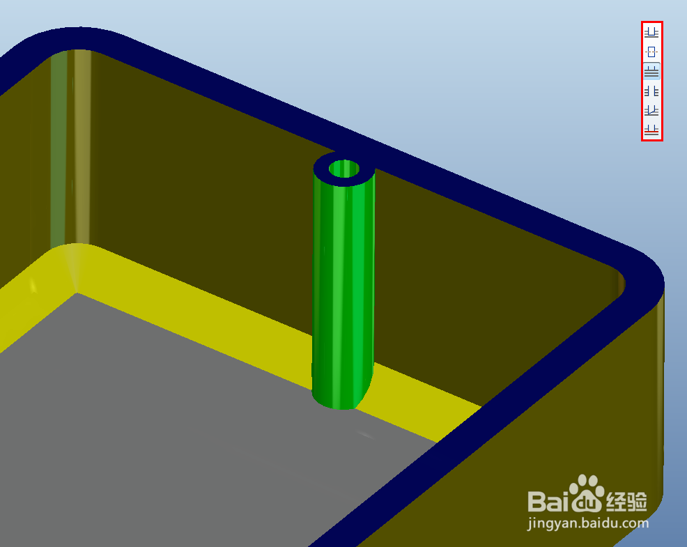 proe拉伸至下一曲面