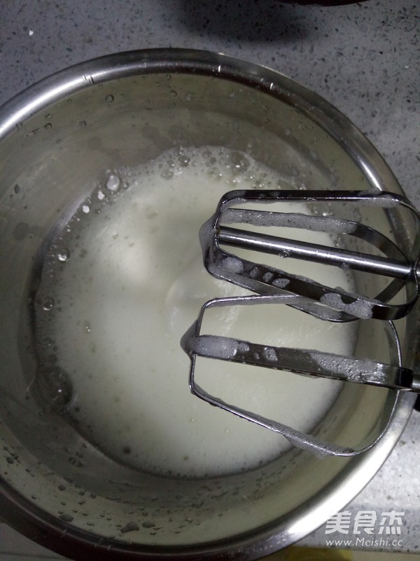 黑芝麻味蒸蛋糕