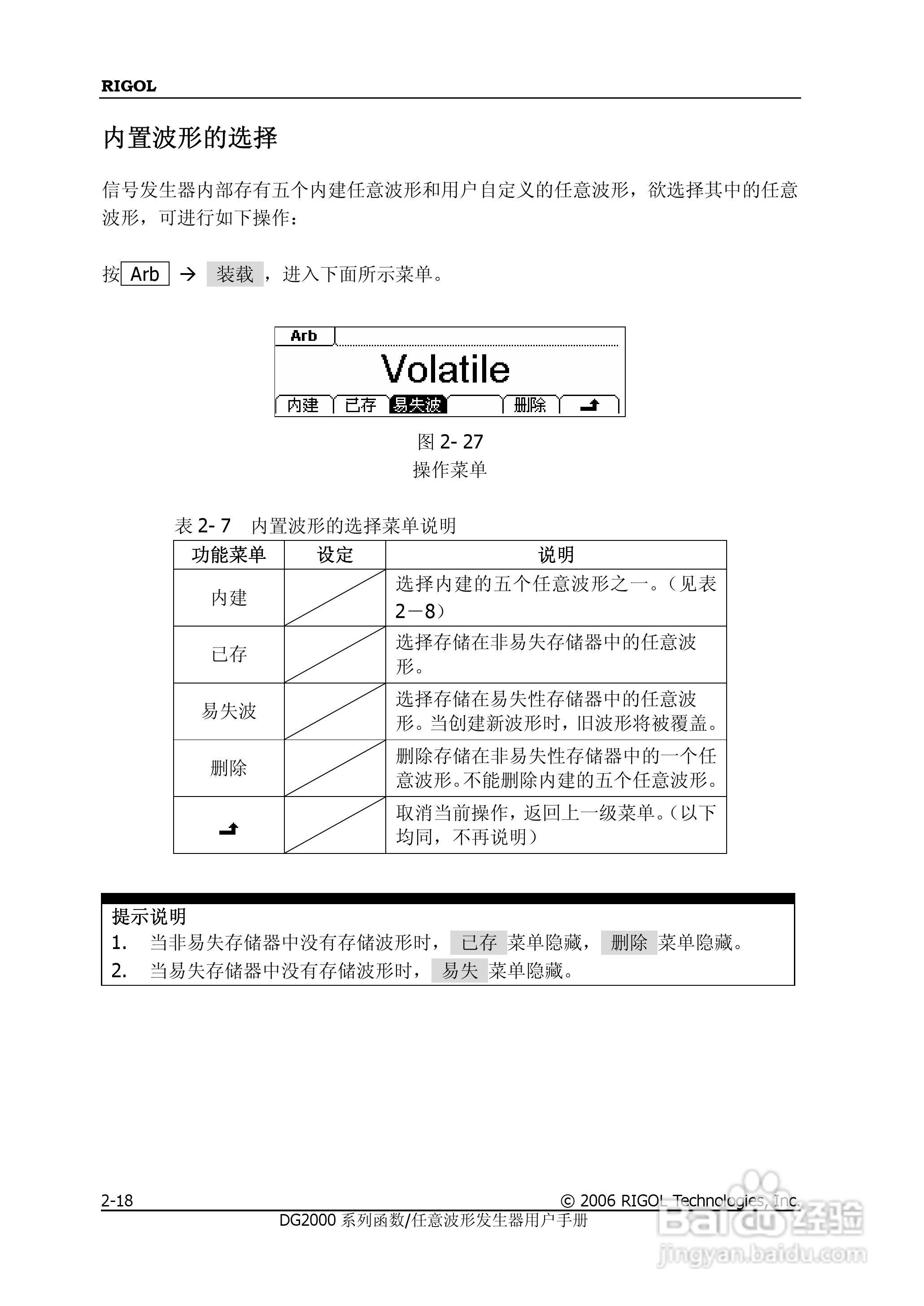 DG2021A函数/任意波形发生器使用说明书:[5]