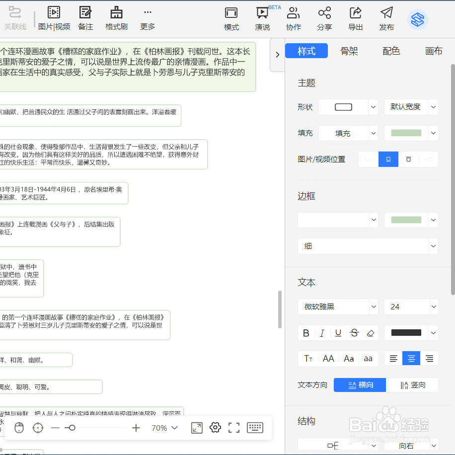 如何制作《父与子》思维导图，它带着教程来喽!