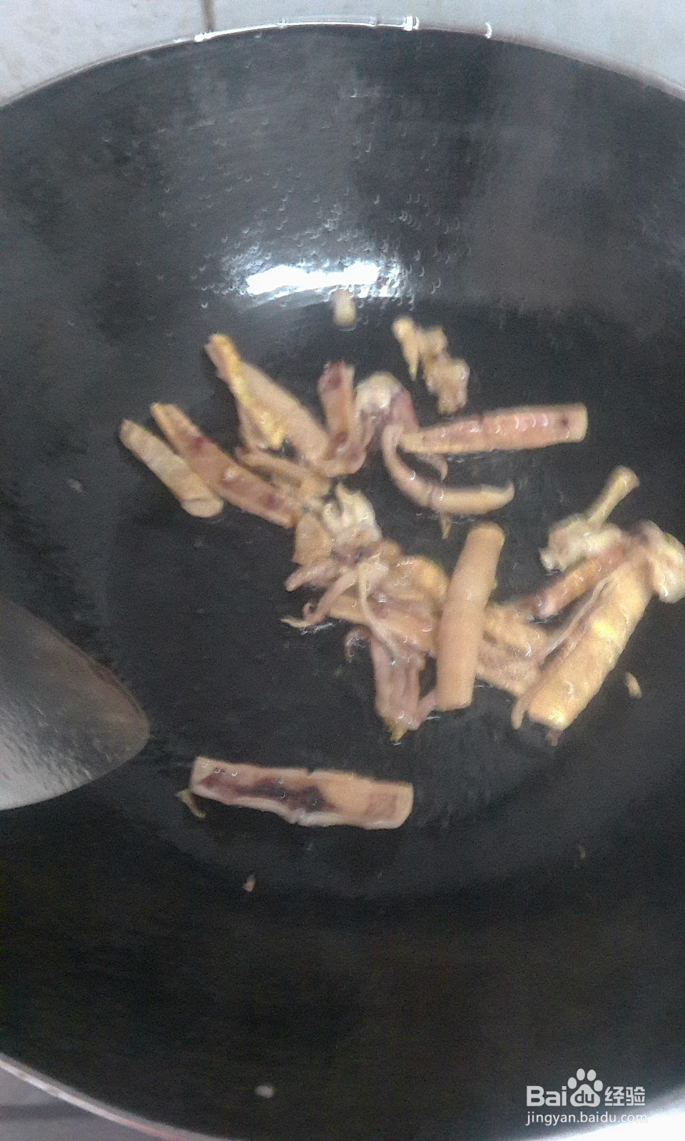 如何让你的小白菜变得更丰富---鱿鱼炒小白菜