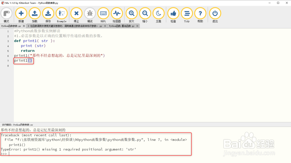 Python函数参数实例解读