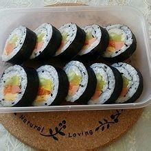 韩国素食紫菜包饭