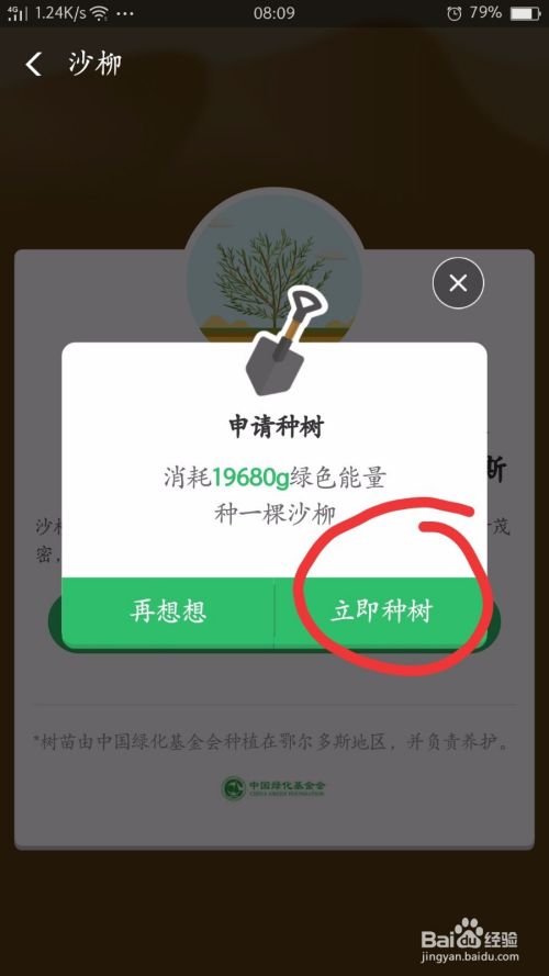 怎样使用支付宝蚂蚁森林种植一棵树