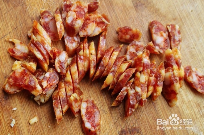 腊肠娃娃菜怎么做