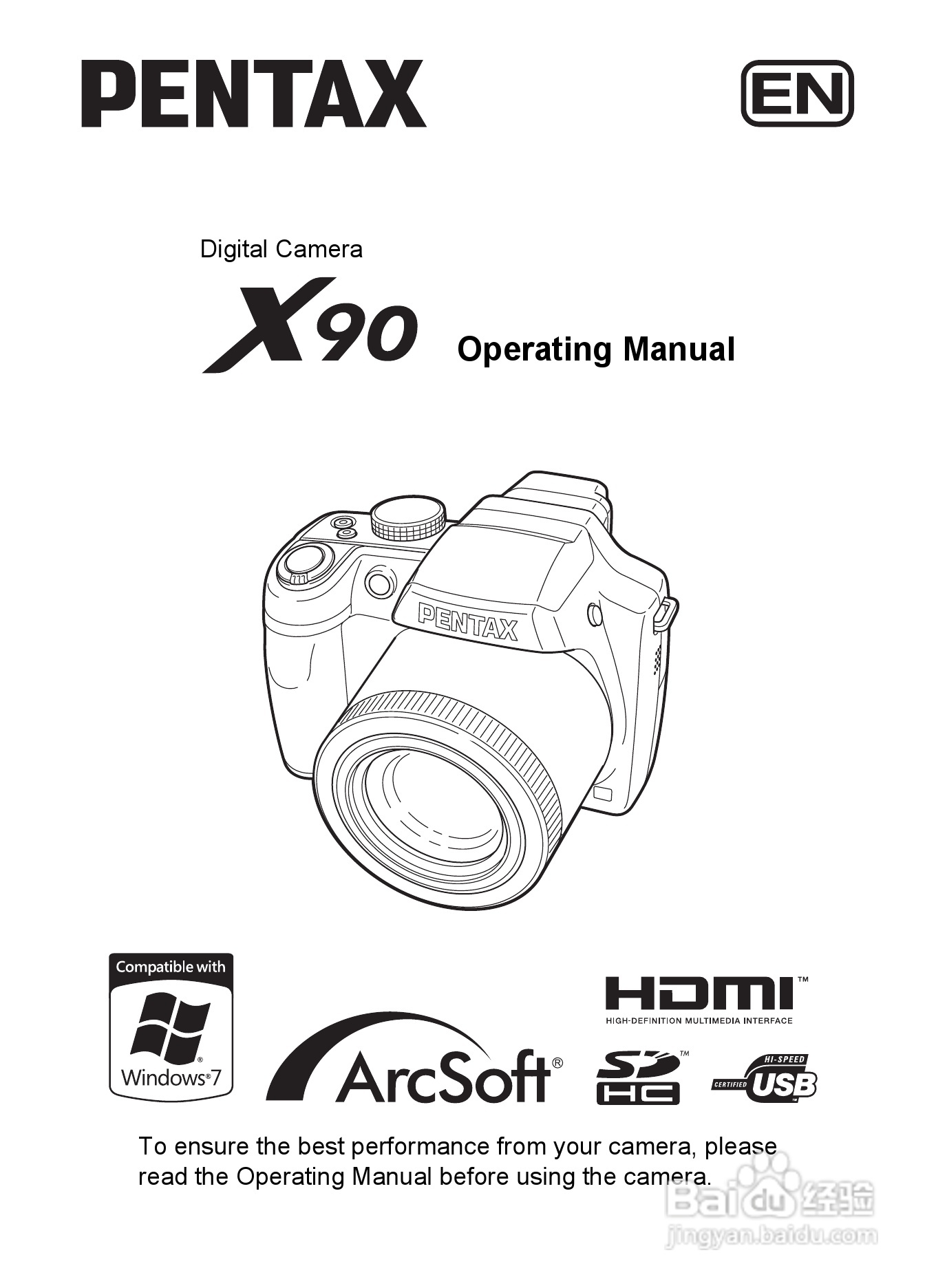 宾得X90数码相机使用说明书:[1]