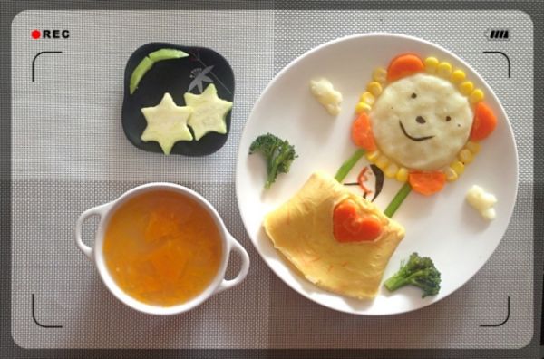 土豆泥配鸡蛋饼