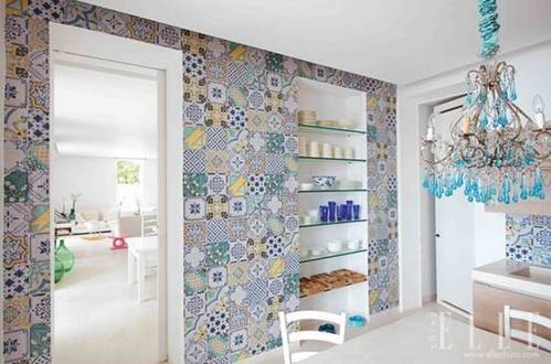 怎样绘制彩色墙