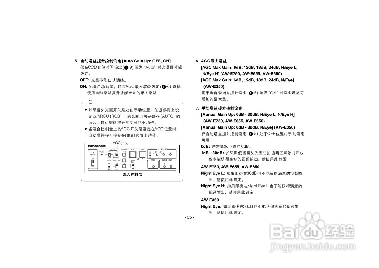 松下AW-E350数码摄像机说明书:[4]