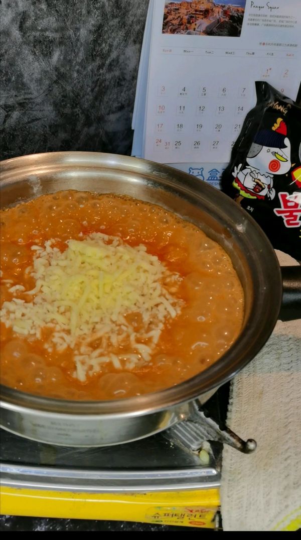 牛奶芝士火鸡面
