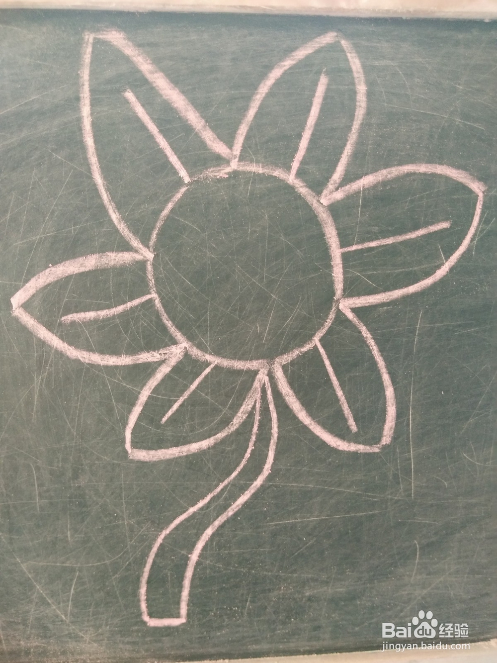 幼儿简笔画“向日葵”