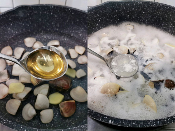 鲜美嫩滑白贝蒸蛋