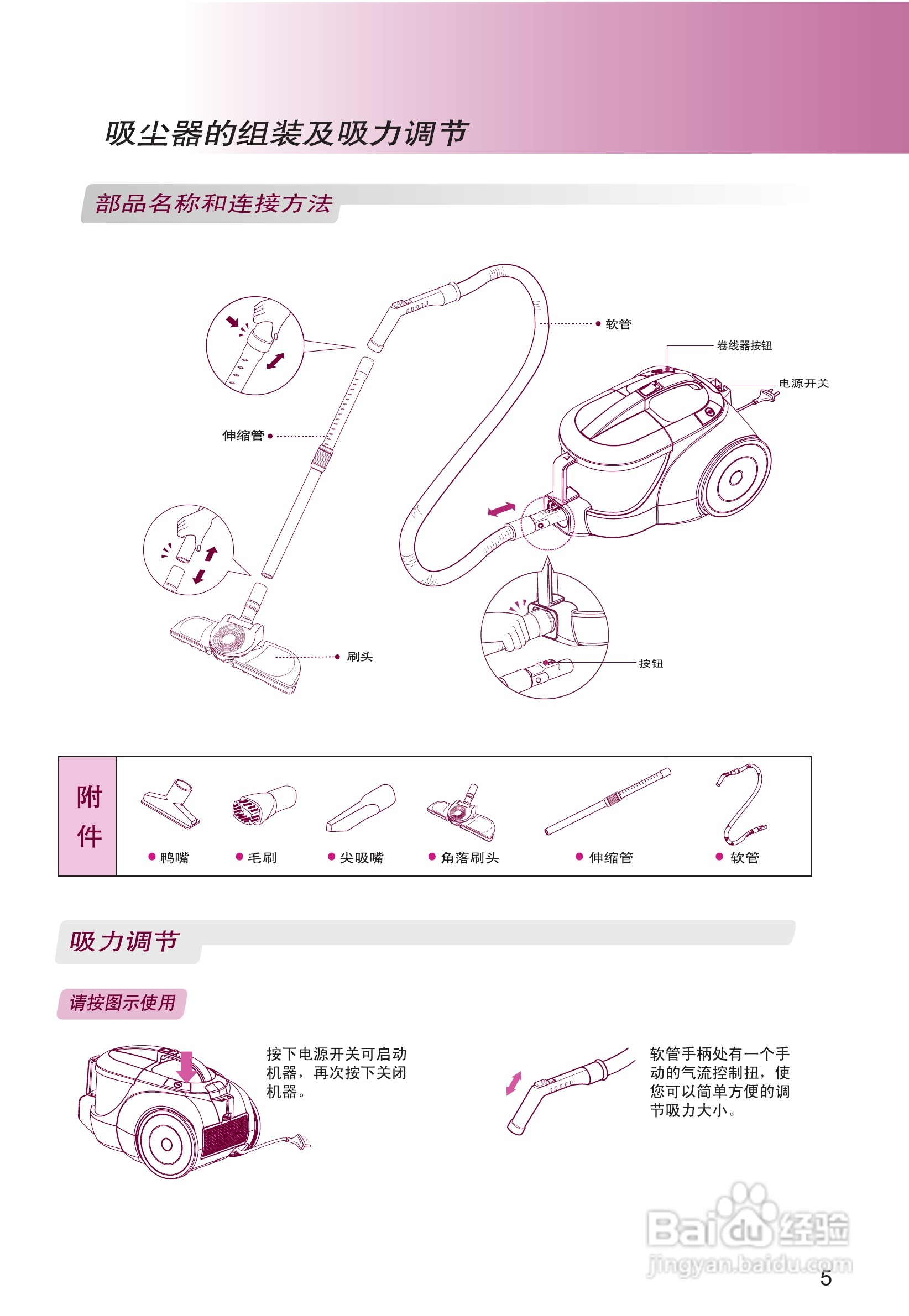 LG VC3116GNT吸尘器说明书:[1]