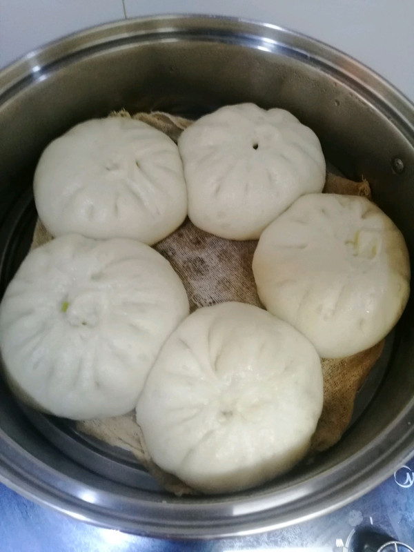 韭菜豆腐粉条包子