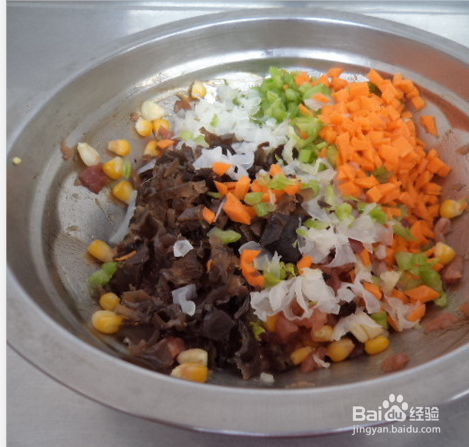 制作玉米水饺