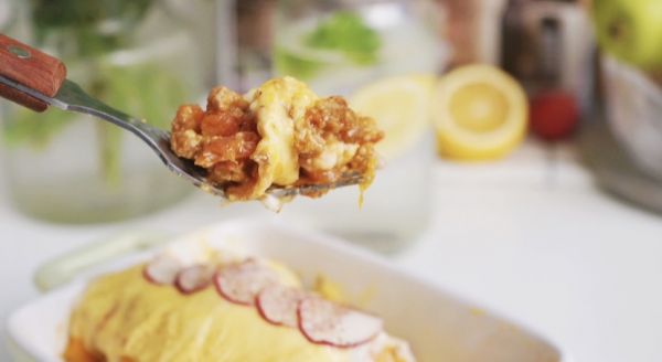 香浓芝士肉酱南瓜