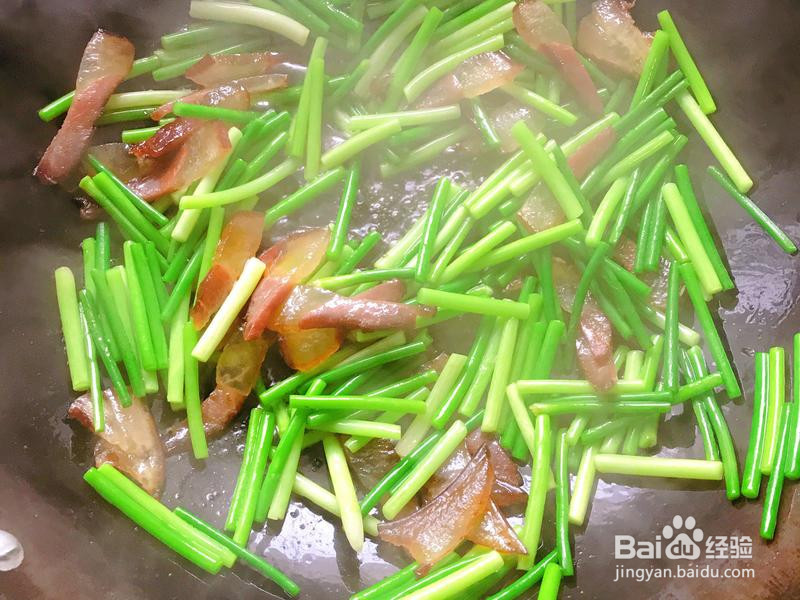 腊肉炒菜合集的做法