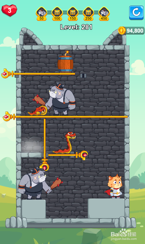 The Rise of Cat Hero的Level 281如何通关