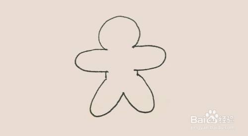 "姜饼人"怎么画?