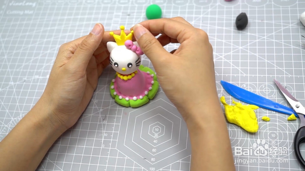 HelloKitty黏土制作