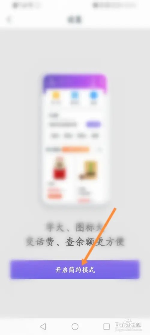 和包软件如何设置简约版模式