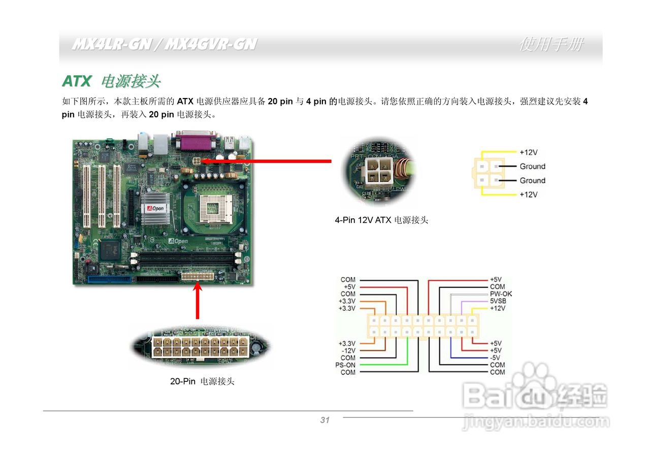 MX4LR-GN/MX4GVR-GN主板使用手册:[4]