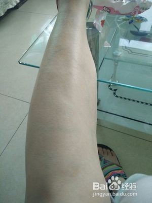 小腿上的白白完美遁形