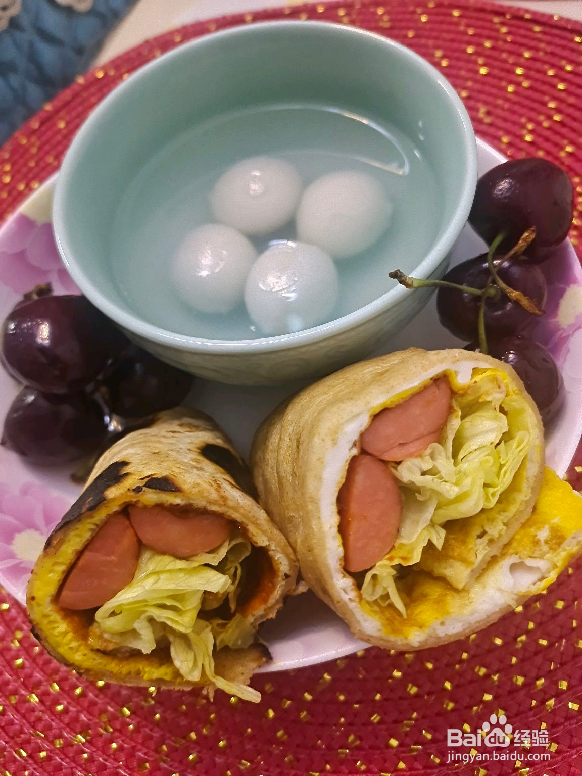 快手早餐卷饼的做法